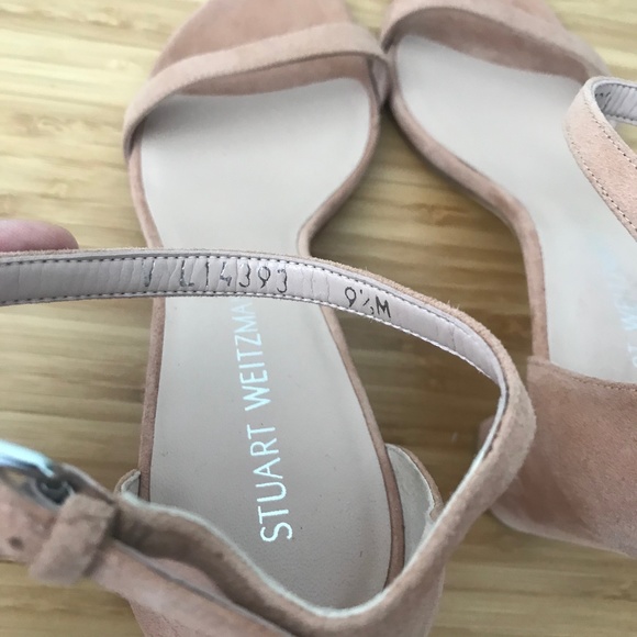 Stuart Weitzman Ankle Strap Sandal Nude Pink - Picture 6 of 12